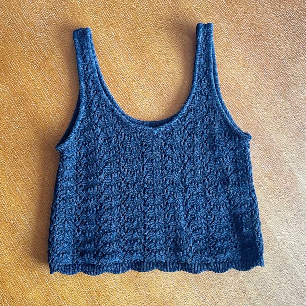Frank & Oak “The Knit Tank Top” in Black 🖤 • Size S
